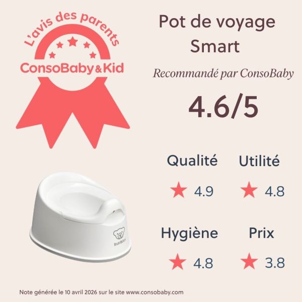 Pot Smart blanc et gris