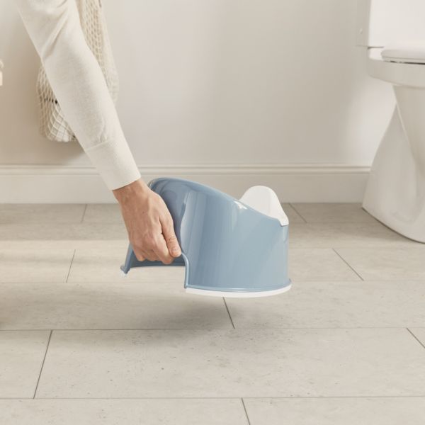 Pot Smart bleu profond et blanc