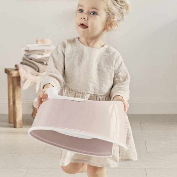 Pot Smart rose pastel et blanc