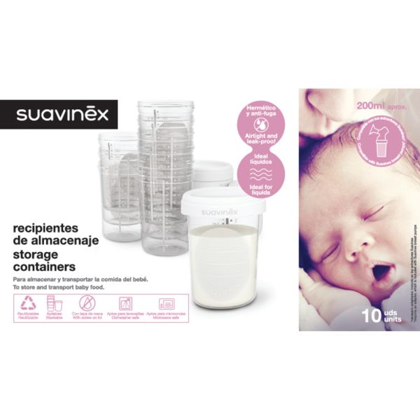 Lot de 10 pots de conservation 200 ml