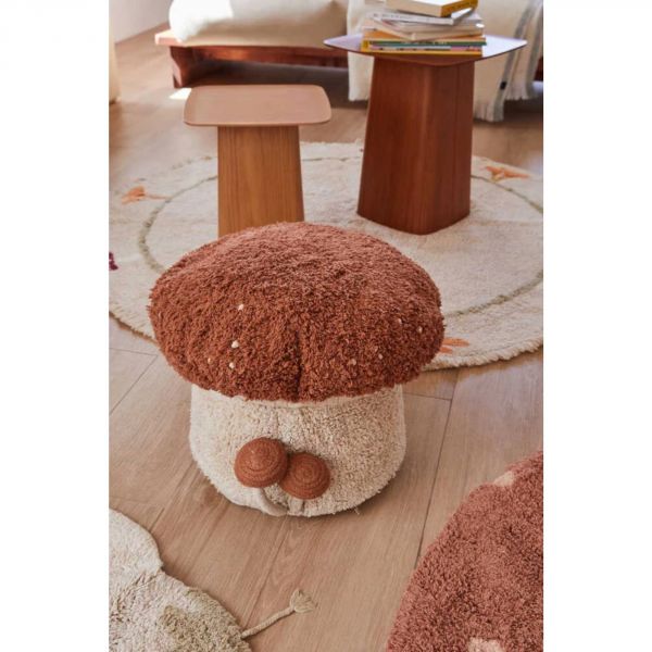 Pouf enfant champignon Ø45x35 cm Boletus