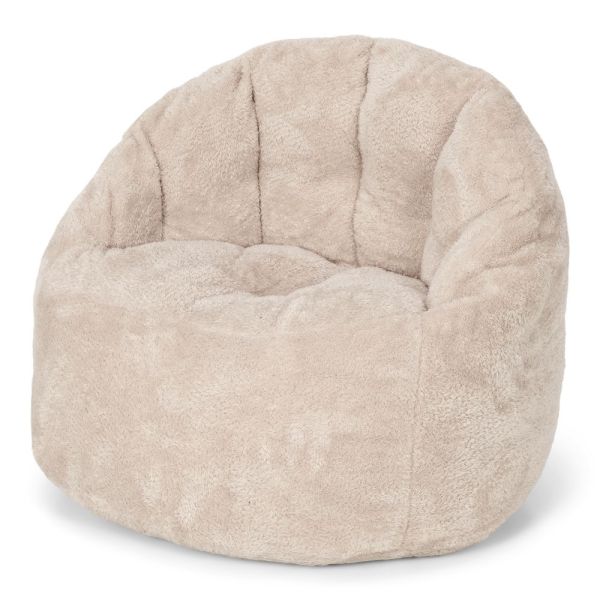 Pouf bouclette - Soft Beige