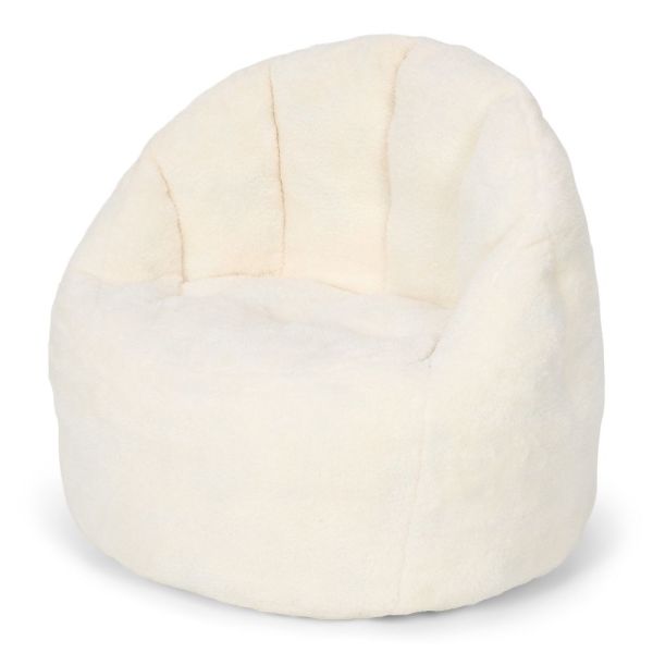 Pouf bouclette - Soft White