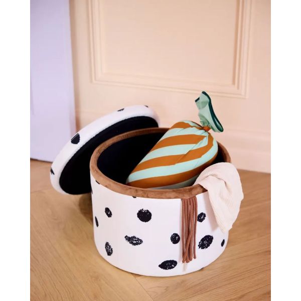 Pouf rond avec rangement FIFI