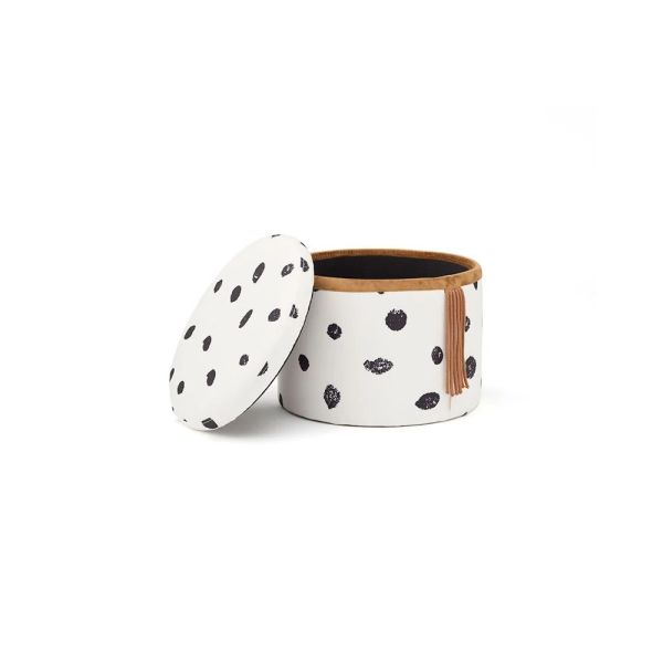 Pouf rond avec rangement FIFI
