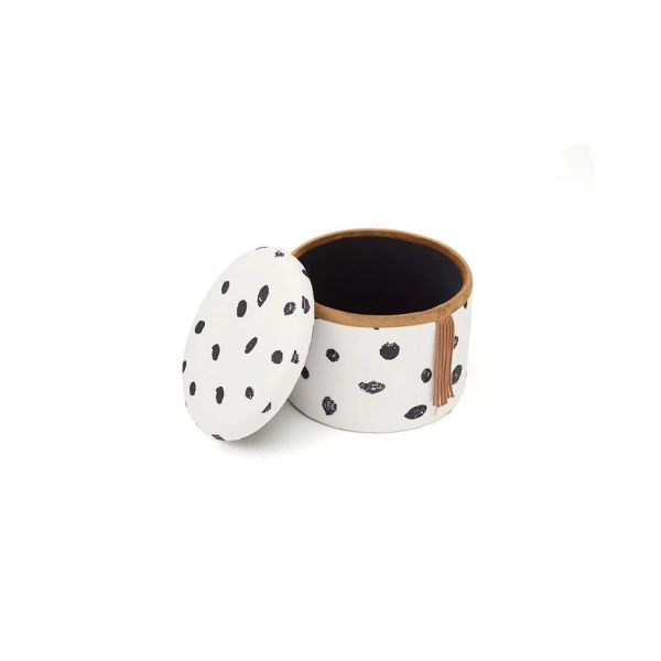 Pouf rond avec rangement FIFI