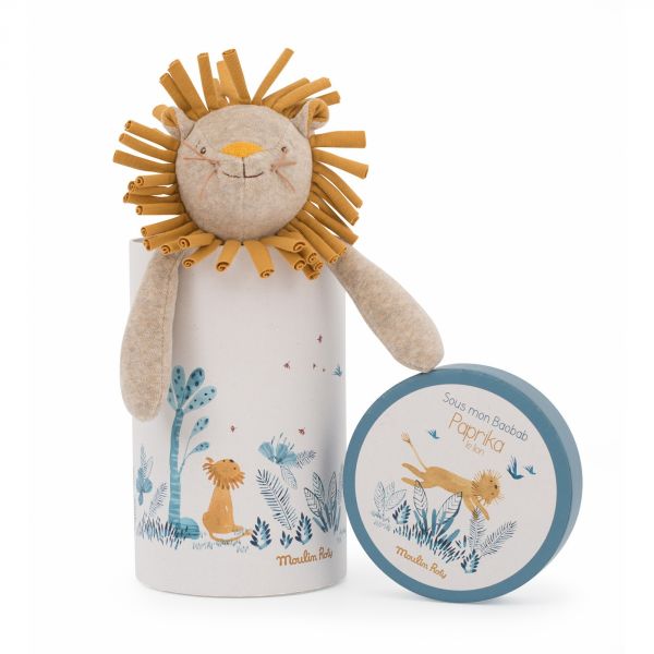 Peluche Sous mon Baobab - Lion Paprika