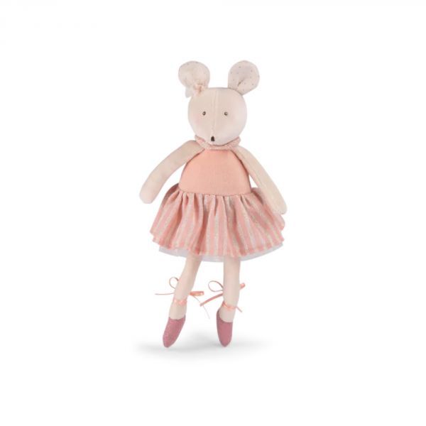Peluche La petite école de danse - Souris rose