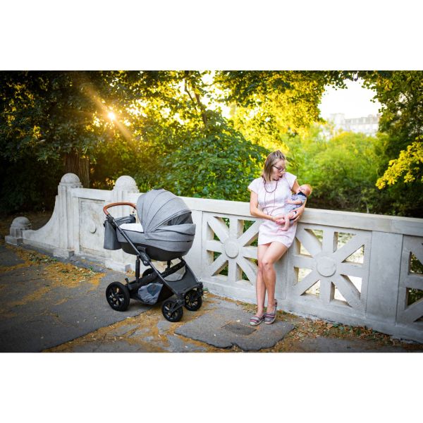 Poussette 3en1 Prime 3 Gris