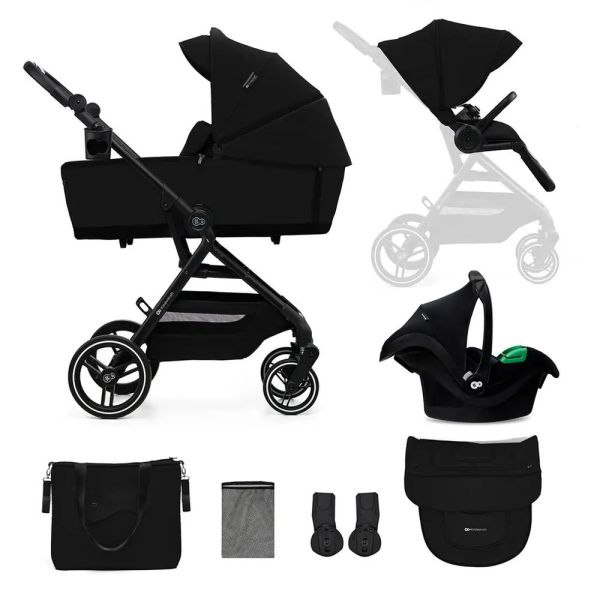 Poussette trio Yoxi 3 en1 Pure Black