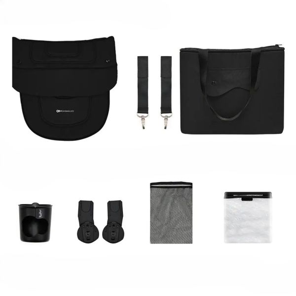 Poussette trio Yoxi 3 en1 Pure Black