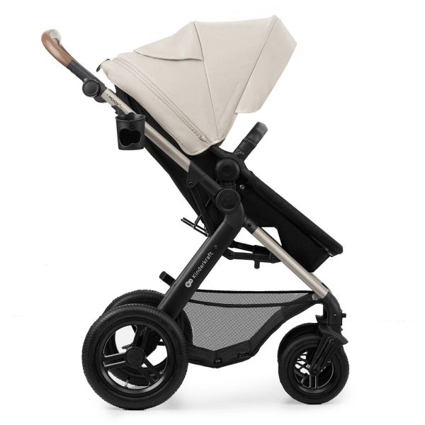 Poussette trio Moov² Air Wheels avec base Moonlight Grey