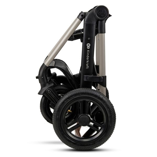 Poussette trio Moov² Air Wheels avec base Moonlight Grey
