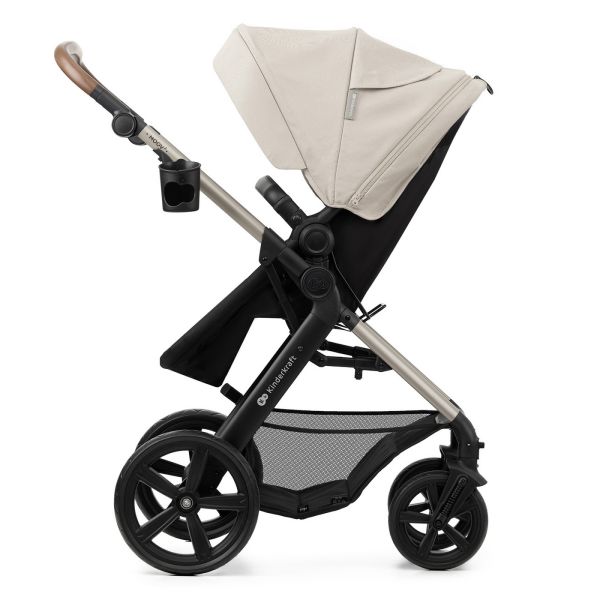 Poussette trio Moov² Eva Wheels avec base Moonlight Grey