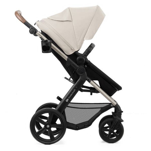 Poussette trio Moov² Eva Wheels avec base Moonlight Grey