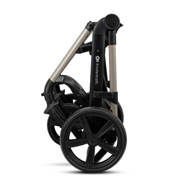 Poussette trio Moov² Eva Wheels avec base Moonlight Grey