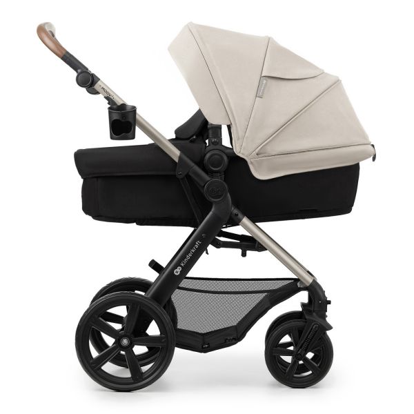 Poussette trio Moov² Eva Wheels avec base Moonlight Grey