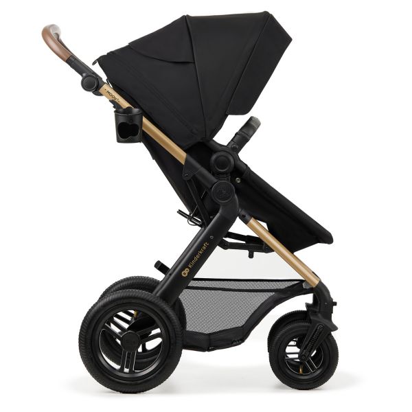 Poussette trio Moov² Air Wheels avec base Pure Black