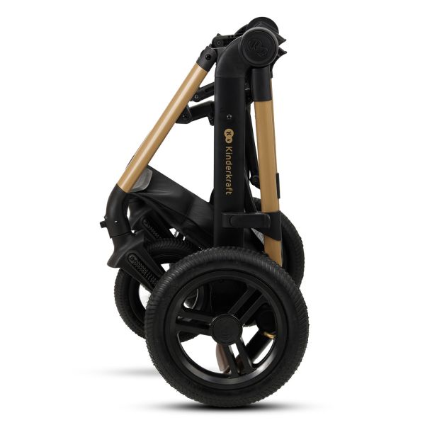 Poussette trio Moov² Air Wheels avec base Pure Black