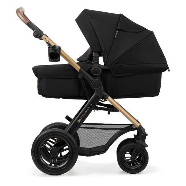 Poussette trio Moov² Air Wheels avec base Pure Black