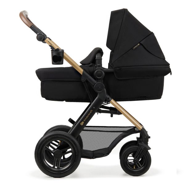 Poussette trio Moov² Air Wheels avec base Pure Black