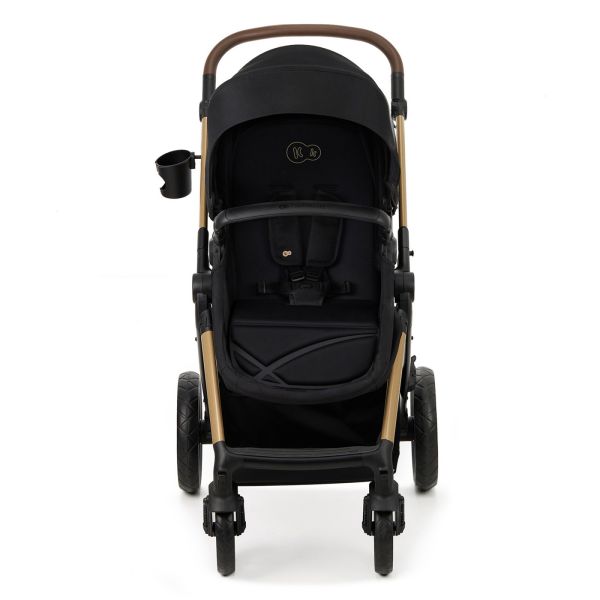 Poussette trio Moov² Eva Wheels avec base Pure Black