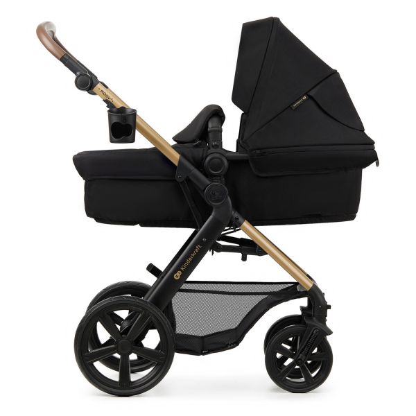 Poussette trio Moov² Eva Wheels avec base Pure Black