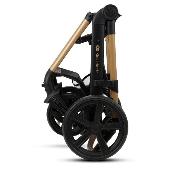 Poussette trio Moov² Eva Wheels avec base Pure Black