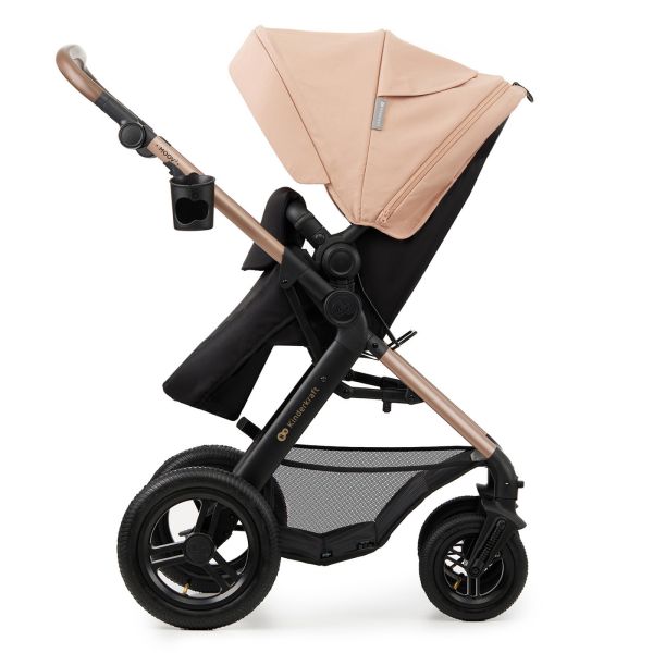 Poussette trio Moov² Air Wheels avec base Sand Beige