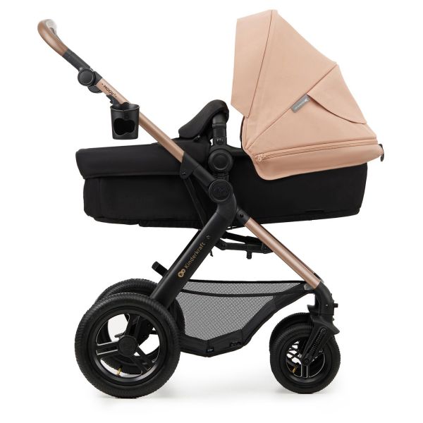 Poussette trio Moov² Air Wheels avec base Sand Beige