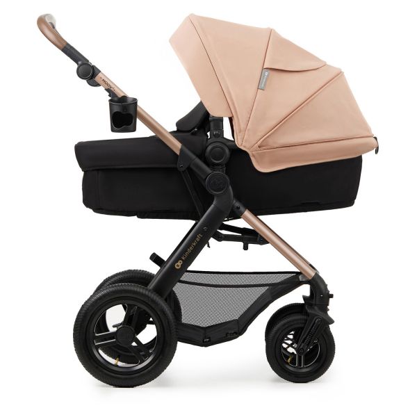 Poussette trio Moov² Air Wheels avec base Sand Beige