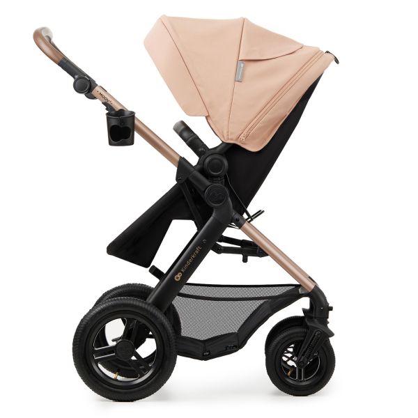 Poussette trio Moov² Air Wheels avec base Sand Beige
