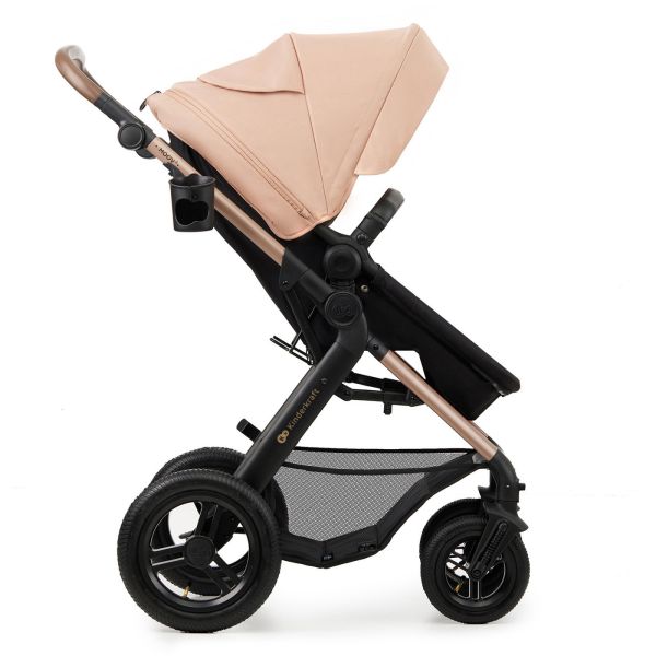 Poussette trio Moov² Air Wheels avec base Sand Beige