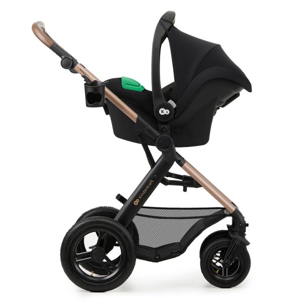 Poussette trio Moov² Air Wheels avec base Sand Beige