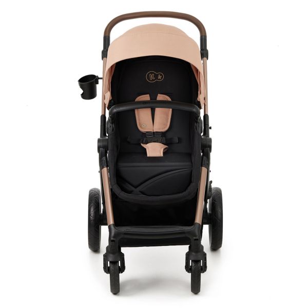 Poussette trio Moov² Eva Wheels avec base Sand Beige