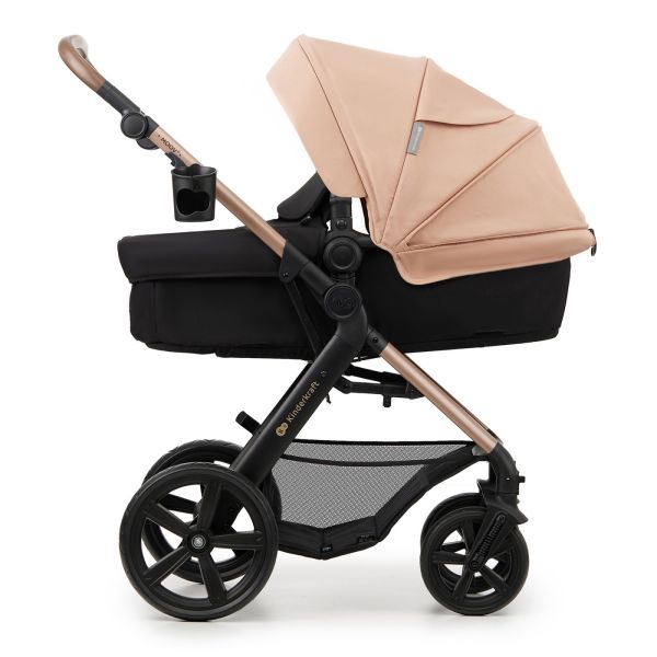 Poussette trio Moov² Eva Wheels avec base Sand Beige