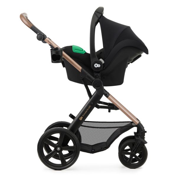 Poussette trio Moov² Eva Wheels avec base Sand Beige