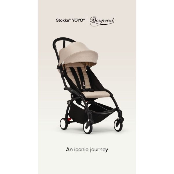 Poussette complète YOYO 3 châssis blanc Pack 0+ et 6+ Bonpoint