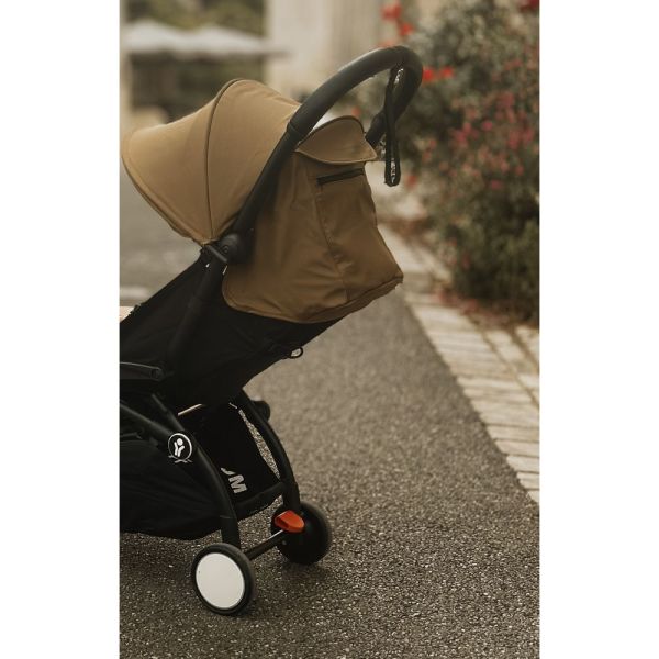 Poussette complète YOYO 3 châssis blanc Pack 0+ et 6+ Toffee