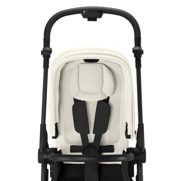 Poussette ultra légère Melio Carbon Canvas White