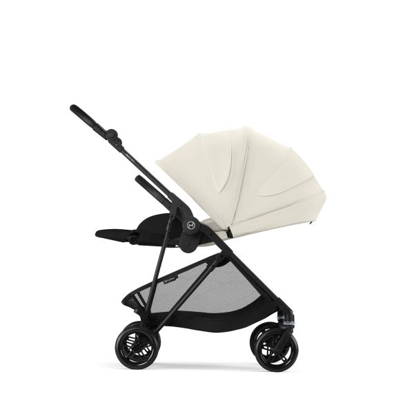 Poussette ultra légère Melio Carbon Canvas White