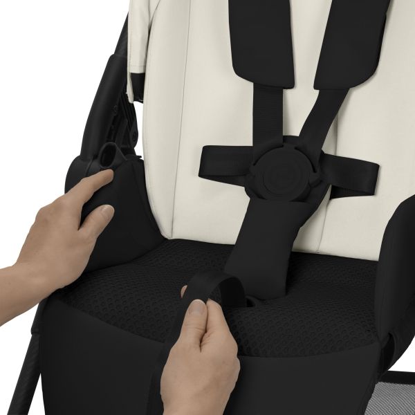 Poussette ultra légère Melio Carbon Canvas White