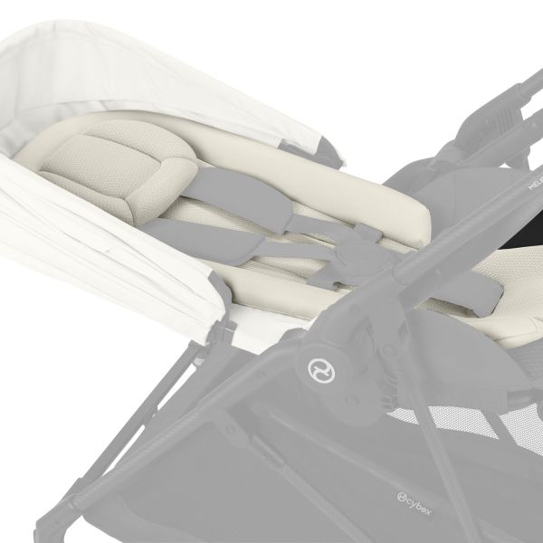 Poussette ultra légère Melio Carbon Canvas White
