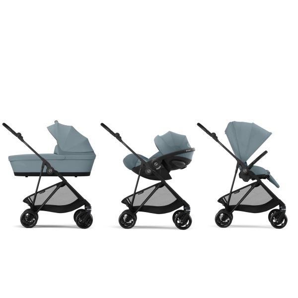 Poussette ultra légère Melio Carbon Stormy Blue