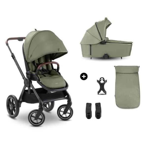 Pack Poussette Duo Comfort N Care + Nacelle Olive