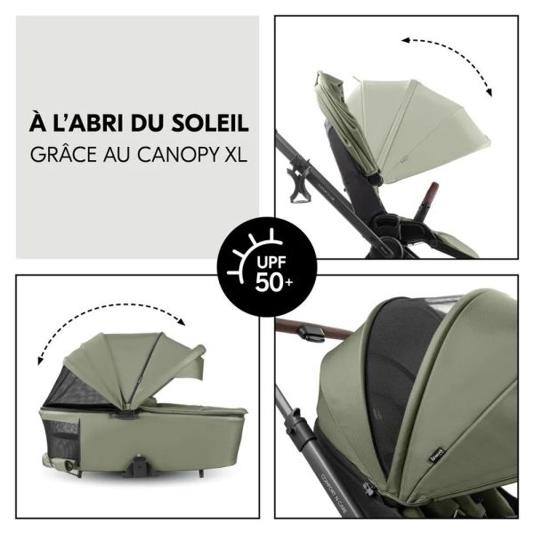 Pack Poussette Duo Comfort N Care + Nacelle Olive