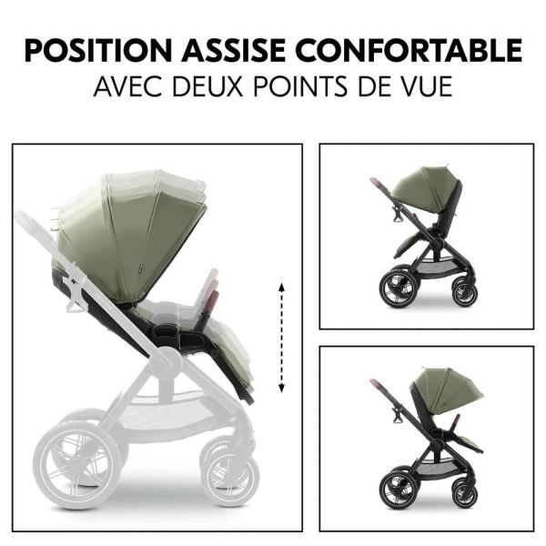 Pack Poussette Duo Comfort N Care + Nacelle Olive