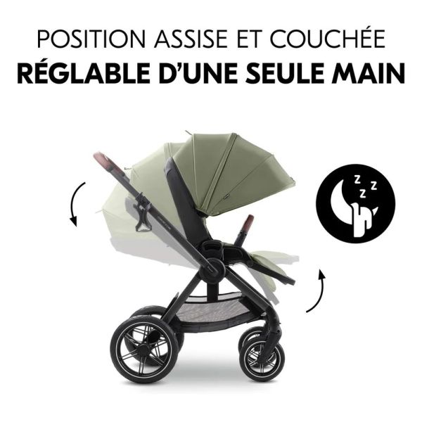 Pack Poussette Duo Comfort N Care + Nacelle Olive