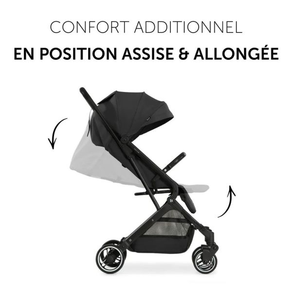 Pack Duo Poussette compacte Travel N Care Black + Siège auto Drive N Care avec adaptateurs