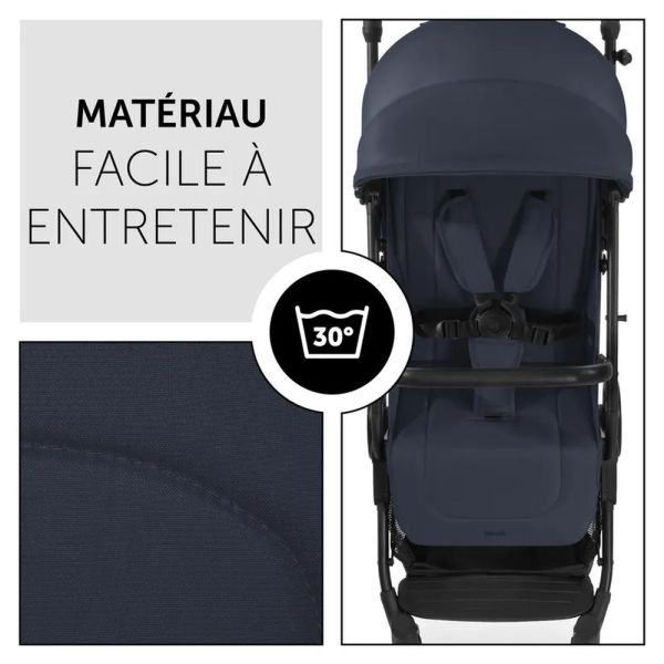 Pack Duo Poussette compacte Travel N Care Navy Blue + Siège auto Drive N Care avec adaptateurs
